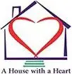 Logo of "a house with a heart," featuring a stylized house outline with a large red heart encompassing it.