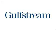 Logo of gulfstream, featuring the word 